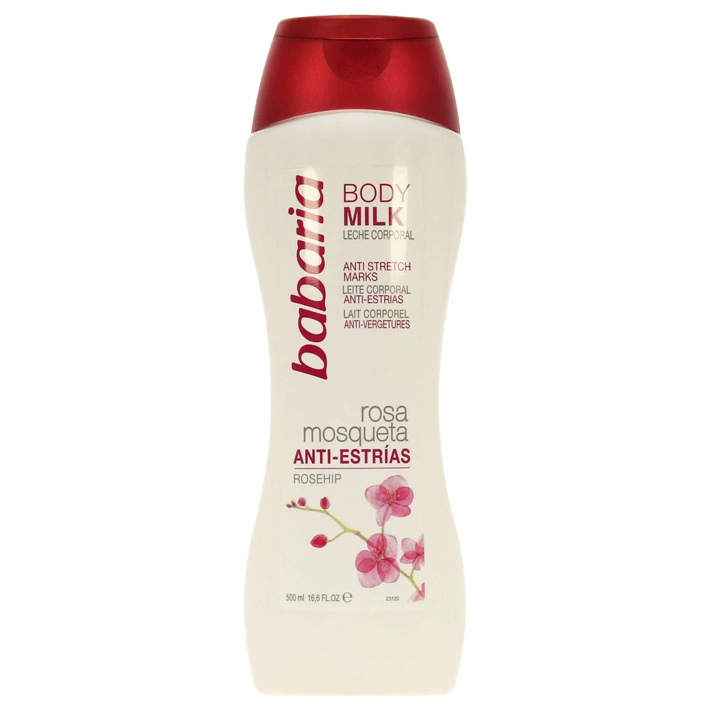 Babaria Unisex Smooth Care Stretch Marks Body Milk - 16.6 oz Nourishing Moisturizer